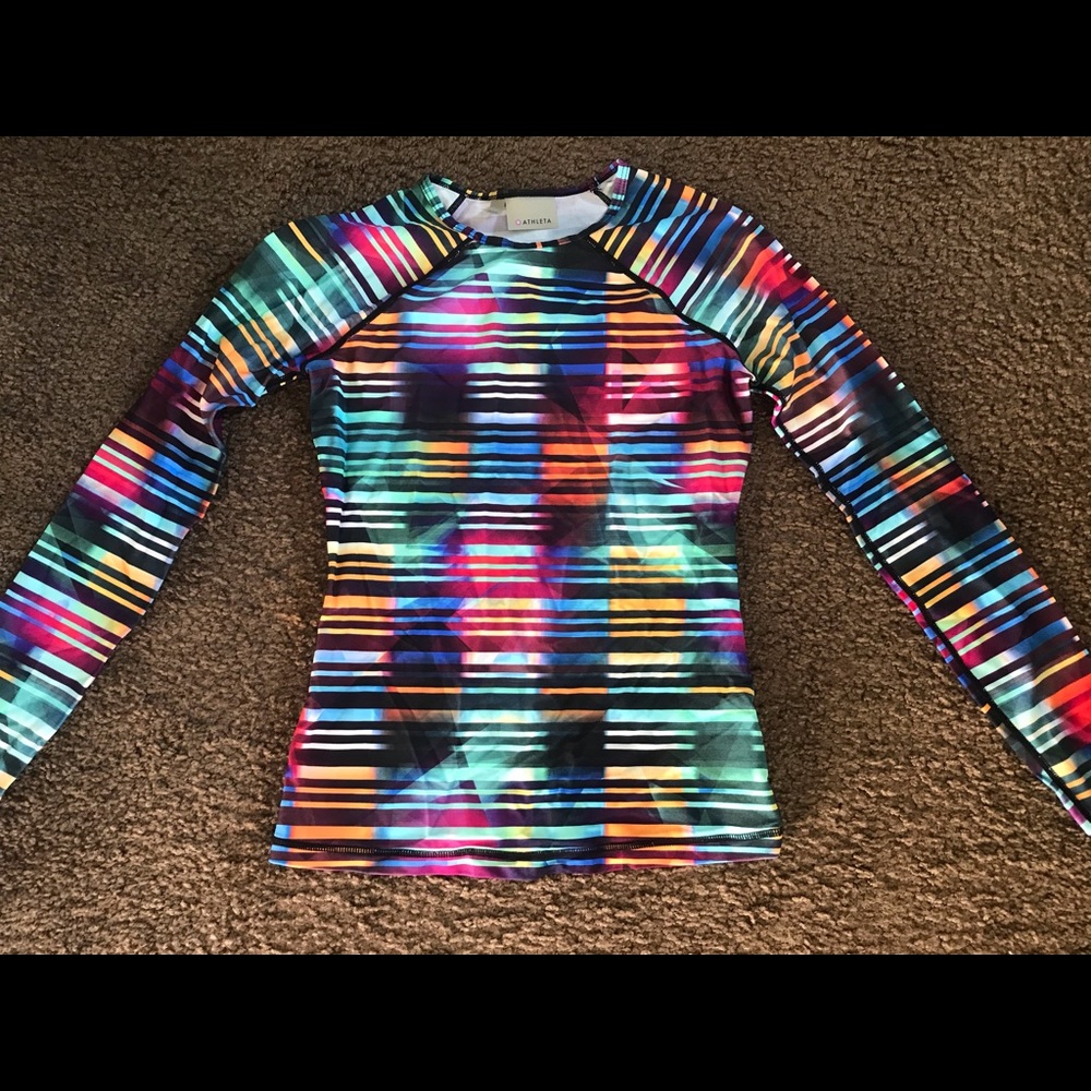 Athleta Rash Guard/Surf Top